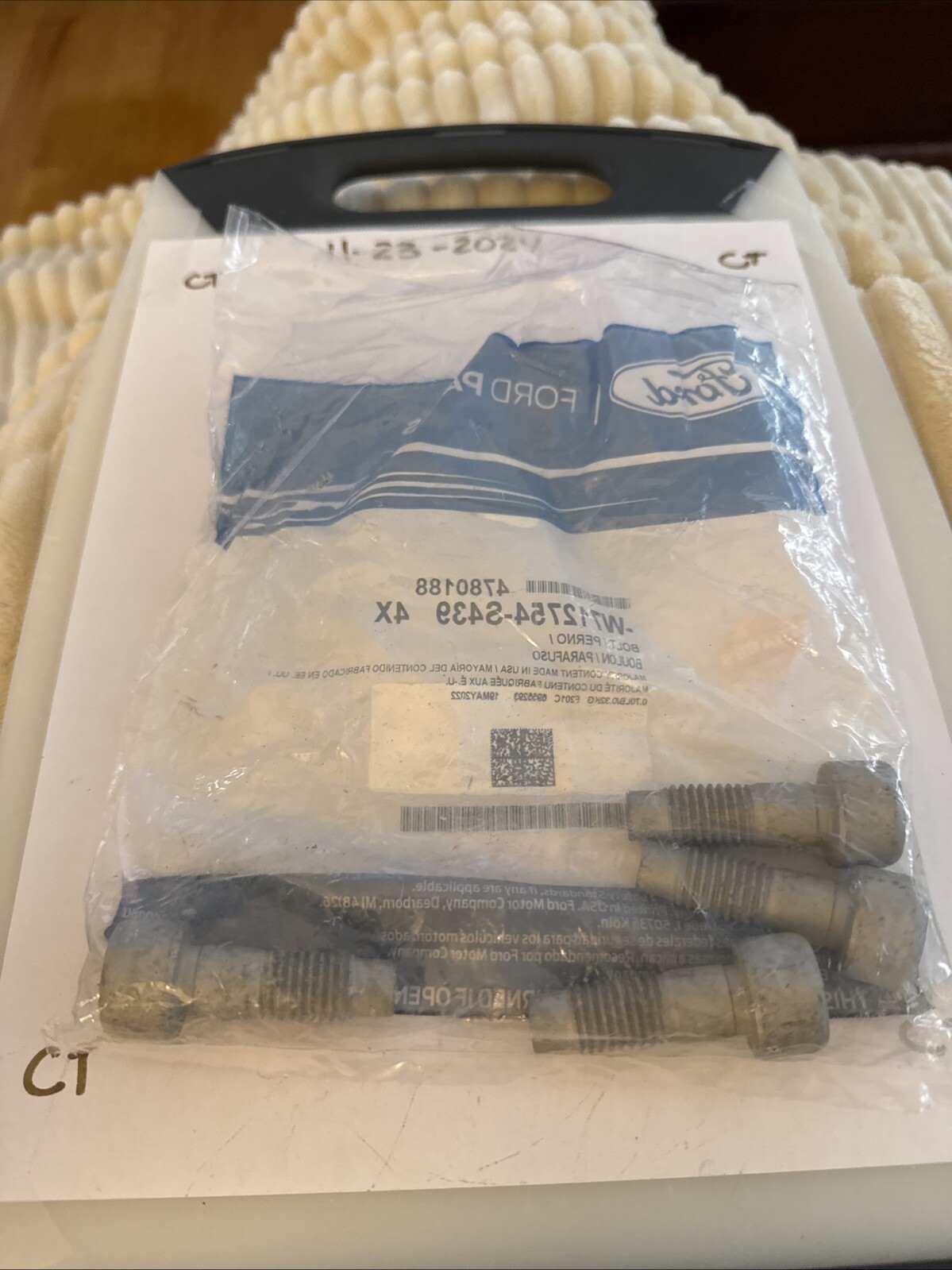 Genuine Ford Bolt W712754-S439 (4) Bolts Included - Image 3