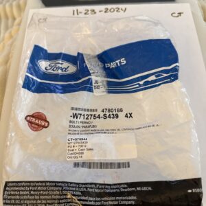 Genuine Ford Bolt W712754-S439 (4) Bolts Included