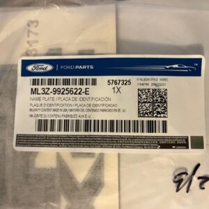 Genuine Ford Decal - Name Plate ML3Z-9925622-E