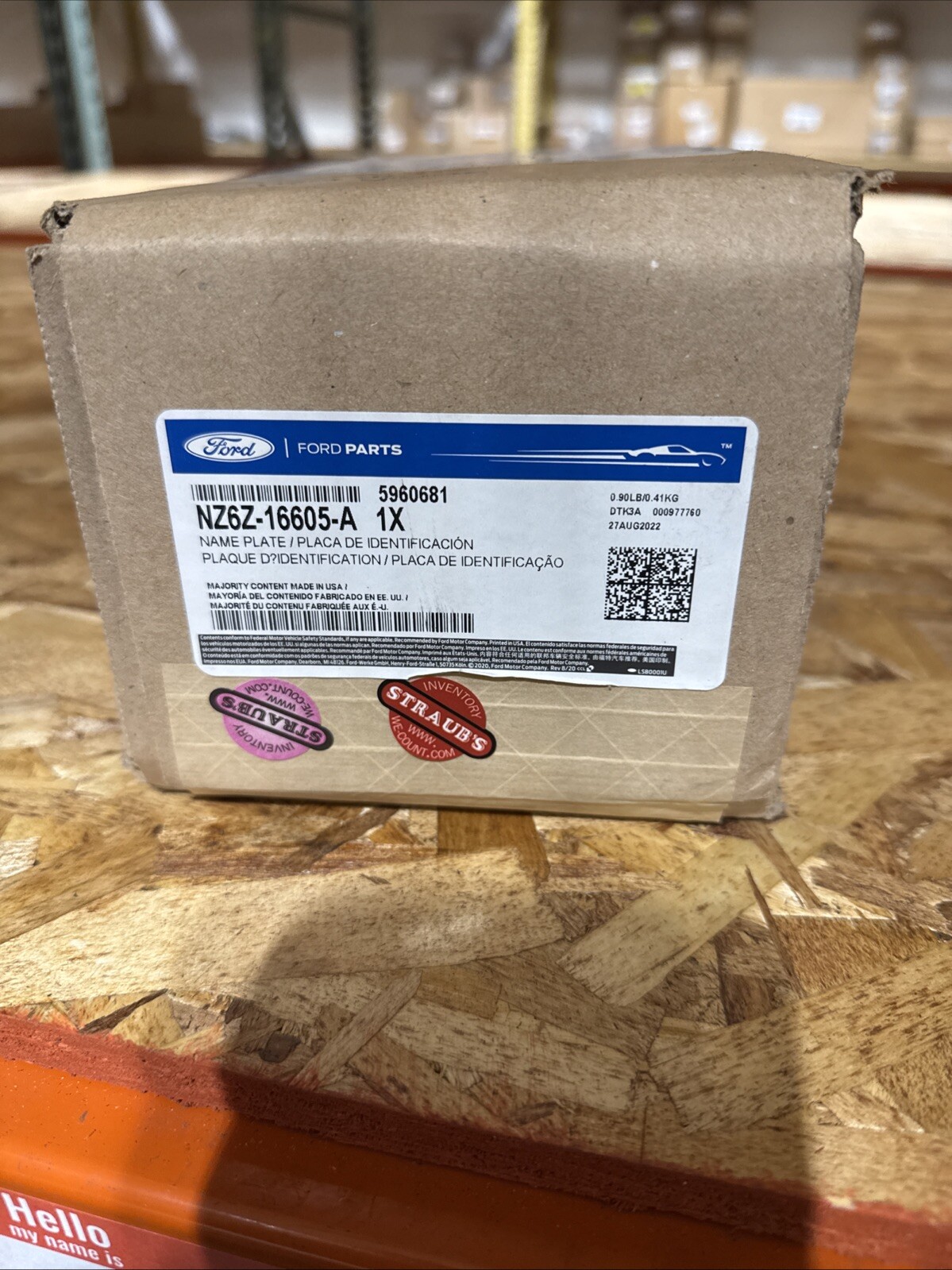 Genuine Ford Emblem NZ6Z-16605-A - Image 3