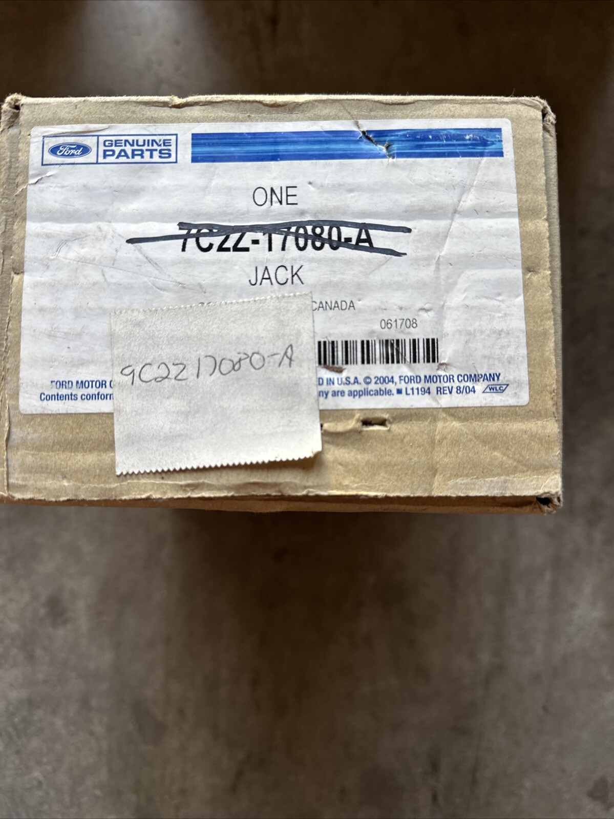 Genuine Ford Floor Jack 9C2Z-17080-A