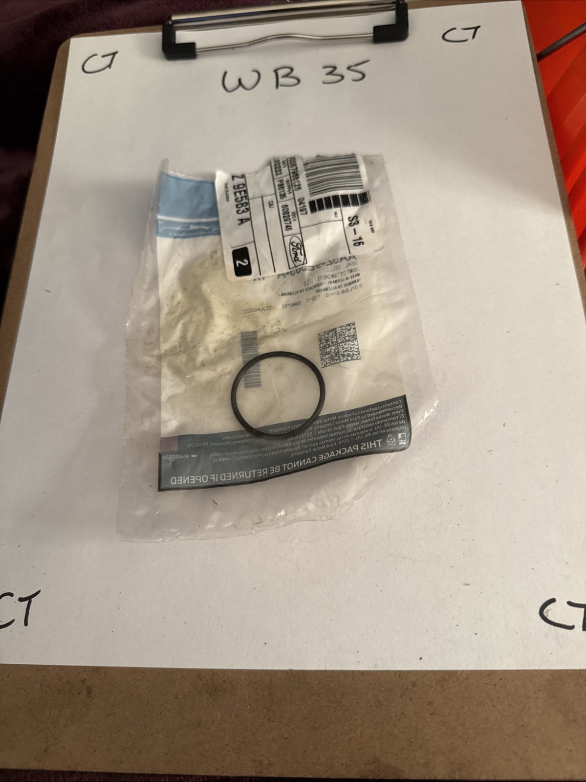 Genuine Ford Fuel Pump Gasket AA5Z-9E583-A - Image 3