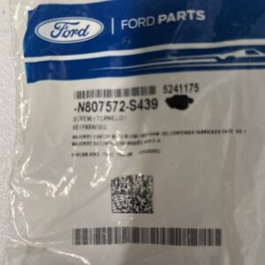 Genuine Ford License Bracket Screw N807572-S439 (One Screw)