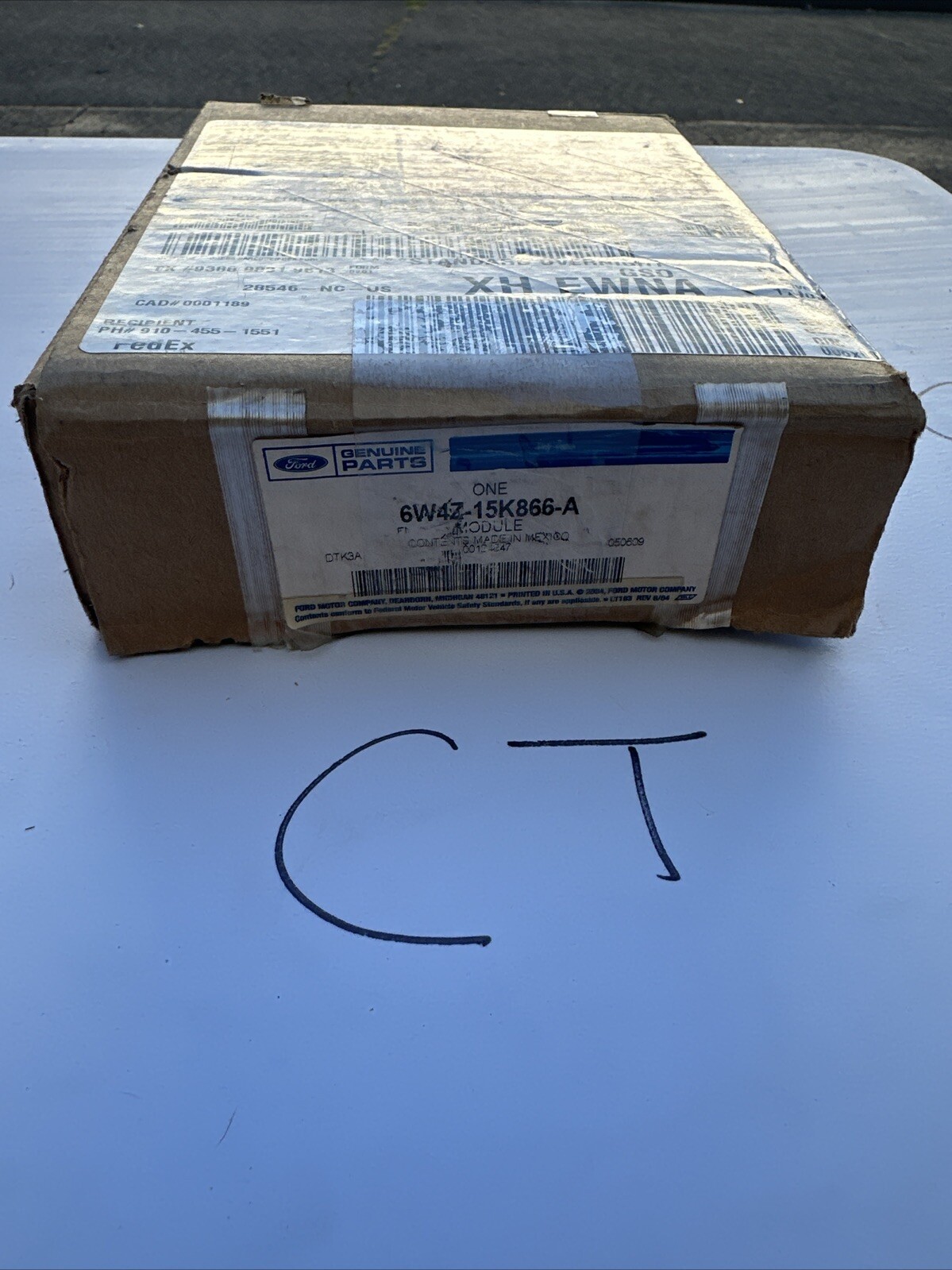 Genuine Ford Module - Parking Aid System 6W4Z-15K866-A