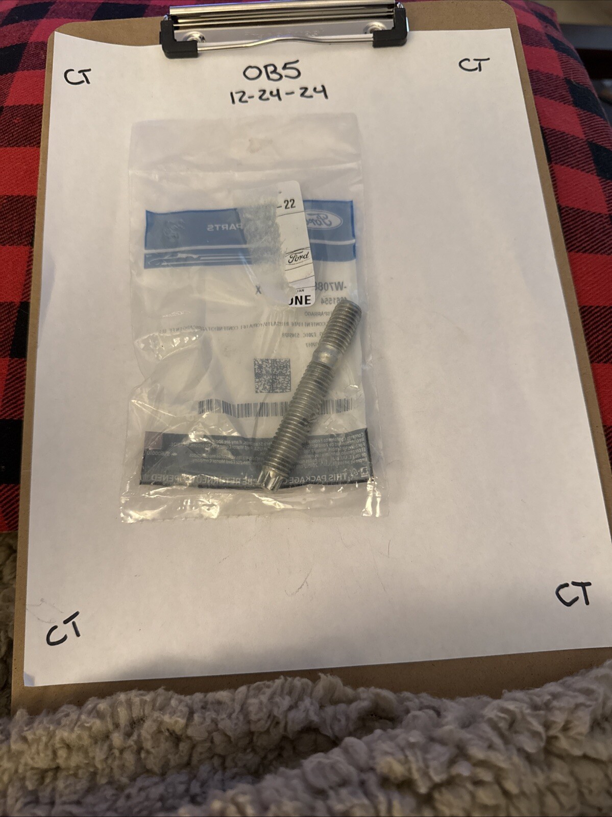 Genuine Ford Motor Mount Stud W708873-S437 - Image 3