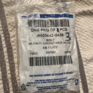 Genuine Ford Mount Bolt N800442-S436 (3) Bolts