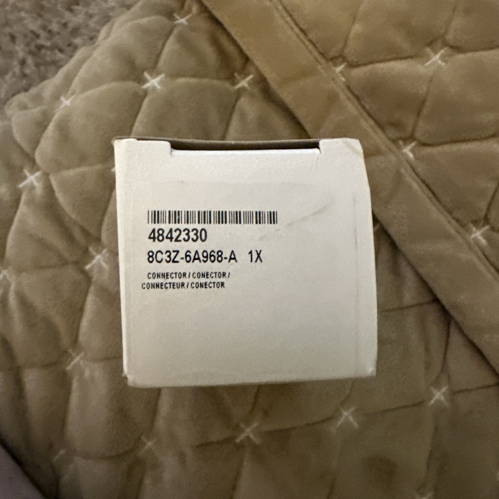 Genuine Ford Oil Tube Turbocharger Coolant Line Adapter 6.4L 8C3Z-6A968-A