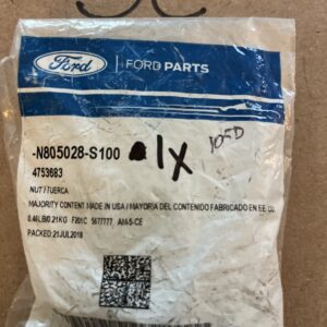 Genuine Ford Radius Arm Nut -N805028-S100. QTY1
