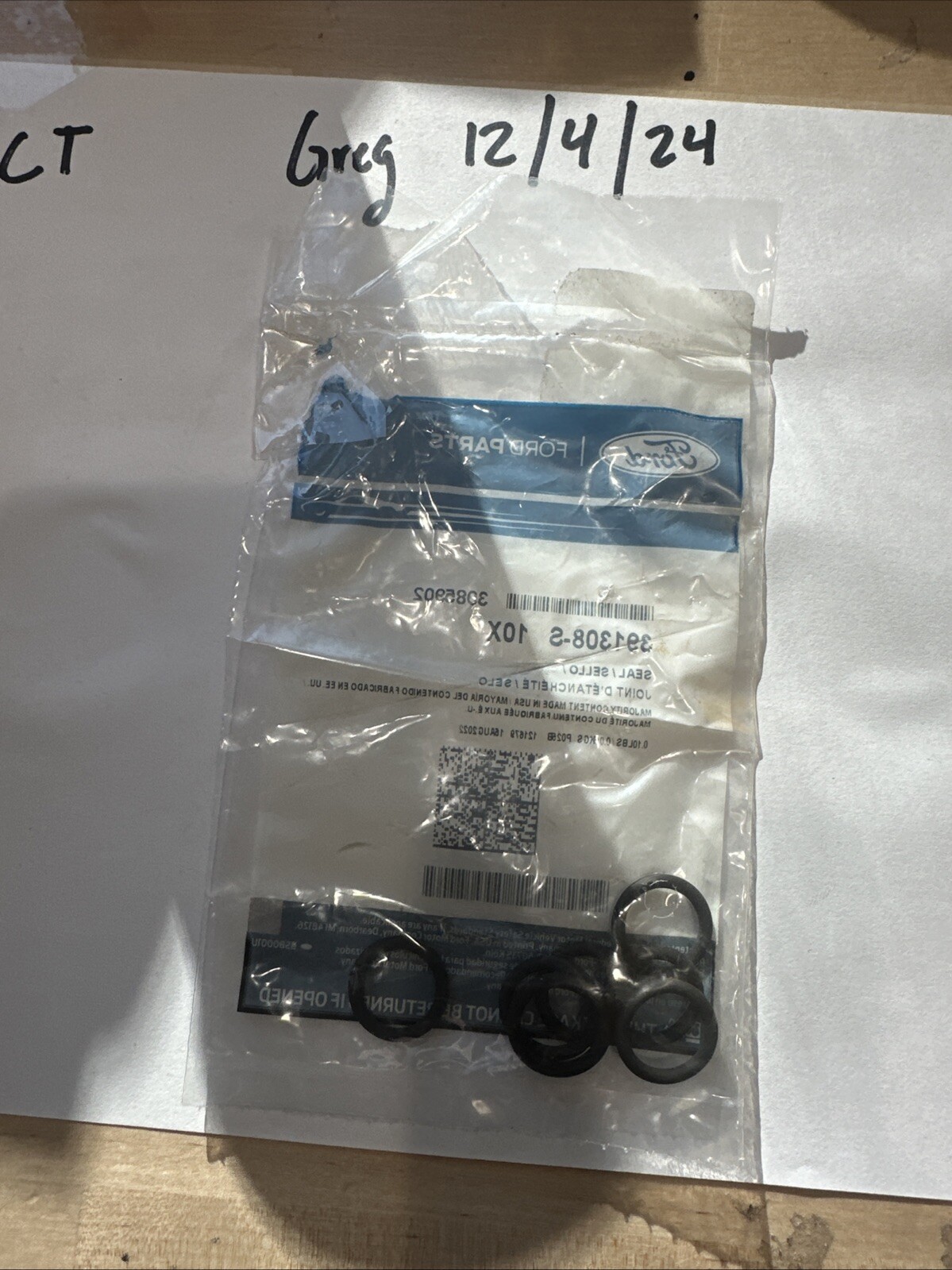 Genuine Ford Seal -391308-S