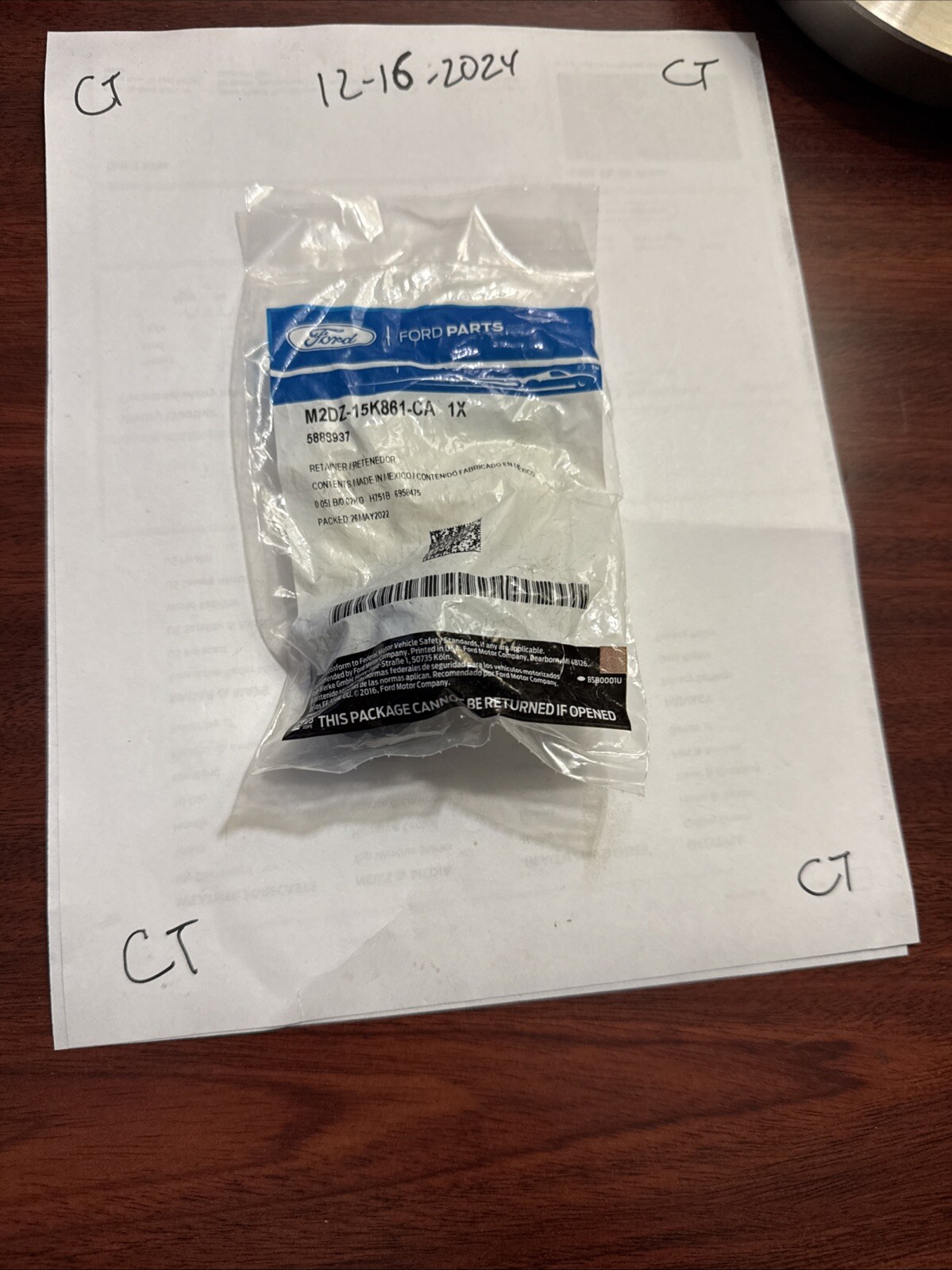 Genuine Ford Sensor Ring M2DZ-15K861-CA