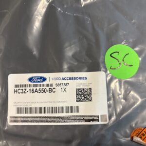 Genuine Ford Splash Guards Molded Rear Pair HC3Z-16A550-BC w/hardware