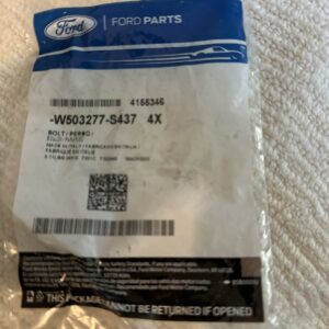 Genuine Ford Thermostat Outlet Bolt W503277-S437(4) Bolts