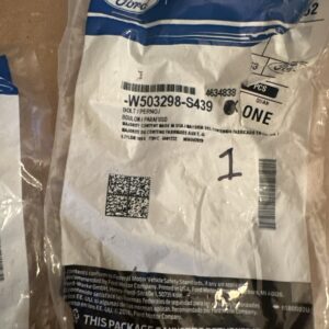 Genuine Ford Water Pump Assembly Bolt -W503298-S439