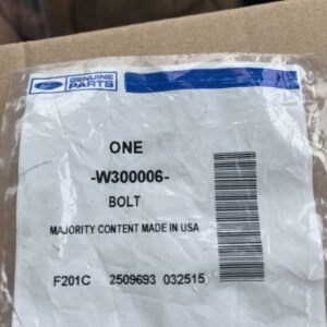 Genuine Ford Water Pump Bolt -W300006-