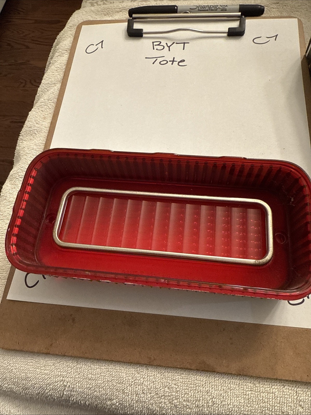 Genuine GM 5960878 Inner Tail Lite Lens 1969 Chevrolet Impala NOS - Image 3