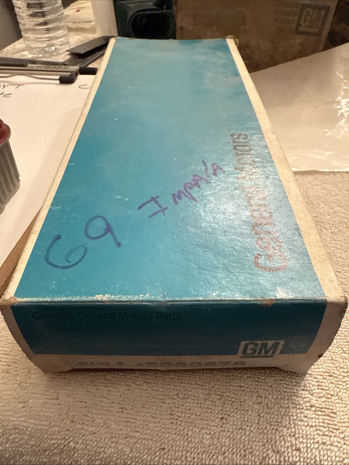 Genuine GM 5960878 Inner Tail Lite Lens 1969 Chevrolet Impala NOS