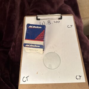 Genuine GM 6407929 Small Gauge Lense for 64-67 CORVETTE NOS