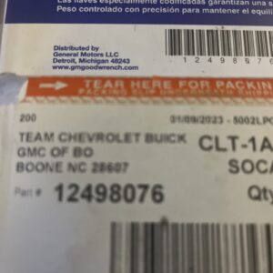 Genuine GM Accessories 12498076 Wheel Lock Kit