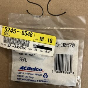 Genuine GM Air Conditioning O-Ring (Pack of 10) 52450548
