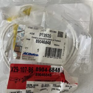 Genuine GM Auxiliary Blower Motor Pigtail 89046848