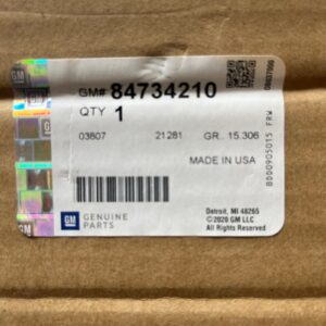 Genuine GM Floor Liners All-Weather Rear Interlocking GM# 84734210