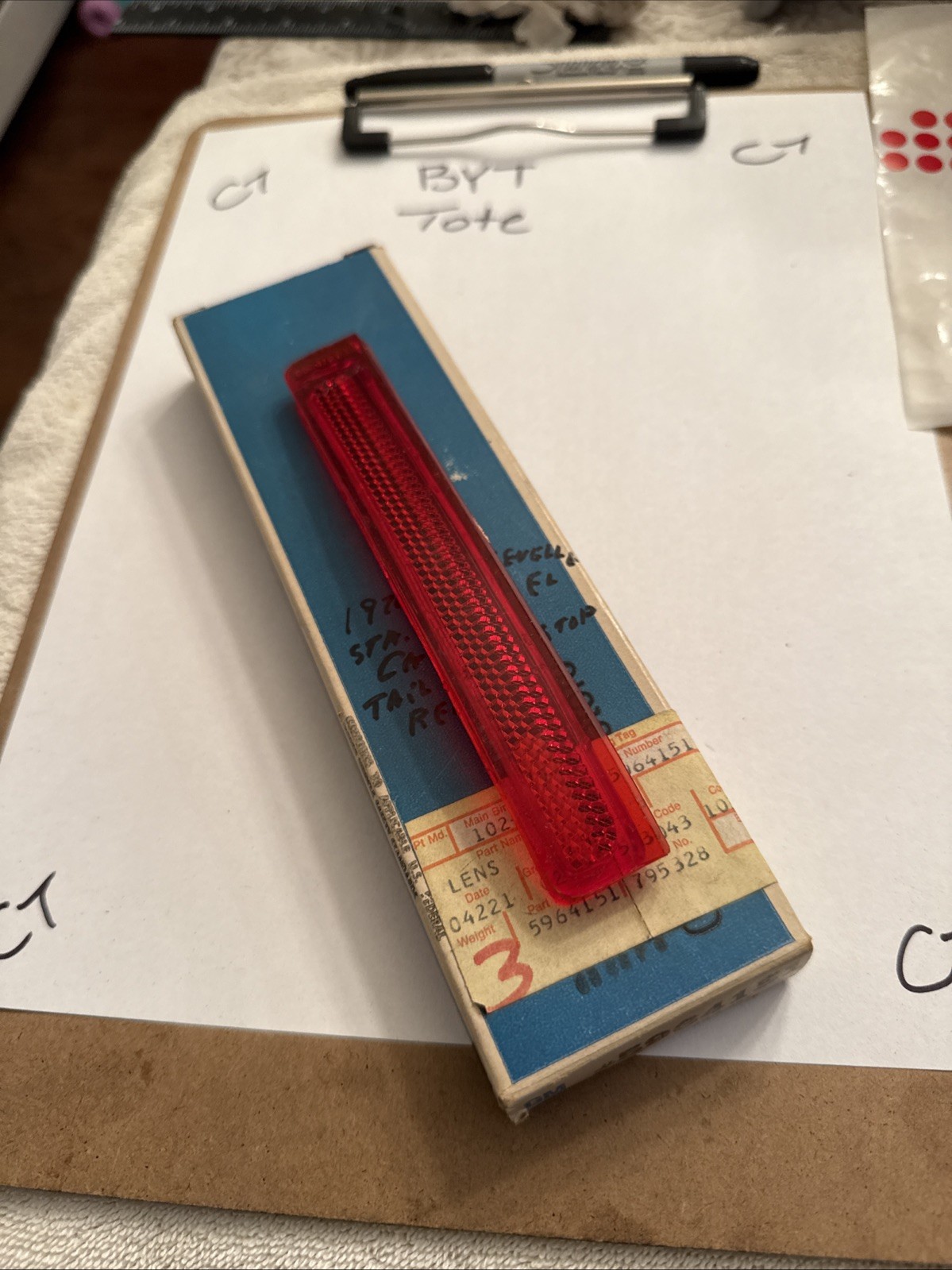 Genuine GM NOS 70 71 72 El Camino LH Tail Light Reflex SS LS6 454 5964151