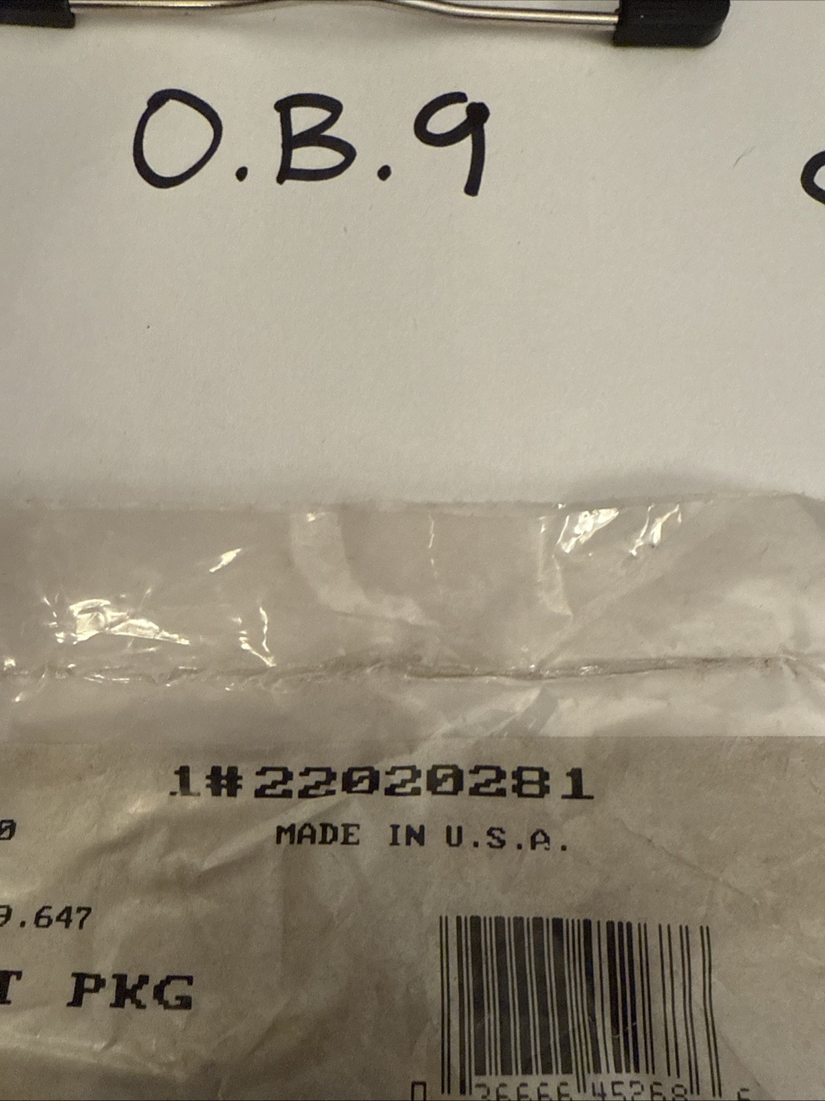 Genuine GM NOS PART 22020281 NUT AND BOLT PACKAGE - Image 3