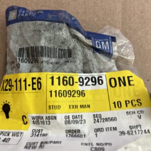 Genuine GM OEM 11609296 Intake & Exhaust Manifold Stud (sold Individually)