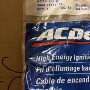 Genuine GM OEM 12192058 ACDelco 348H Spark Plug Wire NOS
