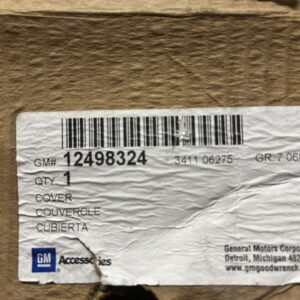 Genuine GM OEM 12497324 Hitch Receiver Cover GMC Logo 14"L x 5"H NOS