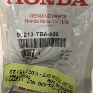Genuine Honda Lower Control Arm Lock Nut 90213-TBA-A00 (1pc), Self-lock
