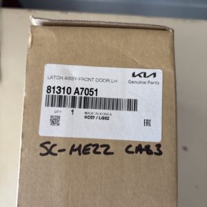 Genuine Kia 81310A7051 Front Door Latch Assembly, Left 2014-2018