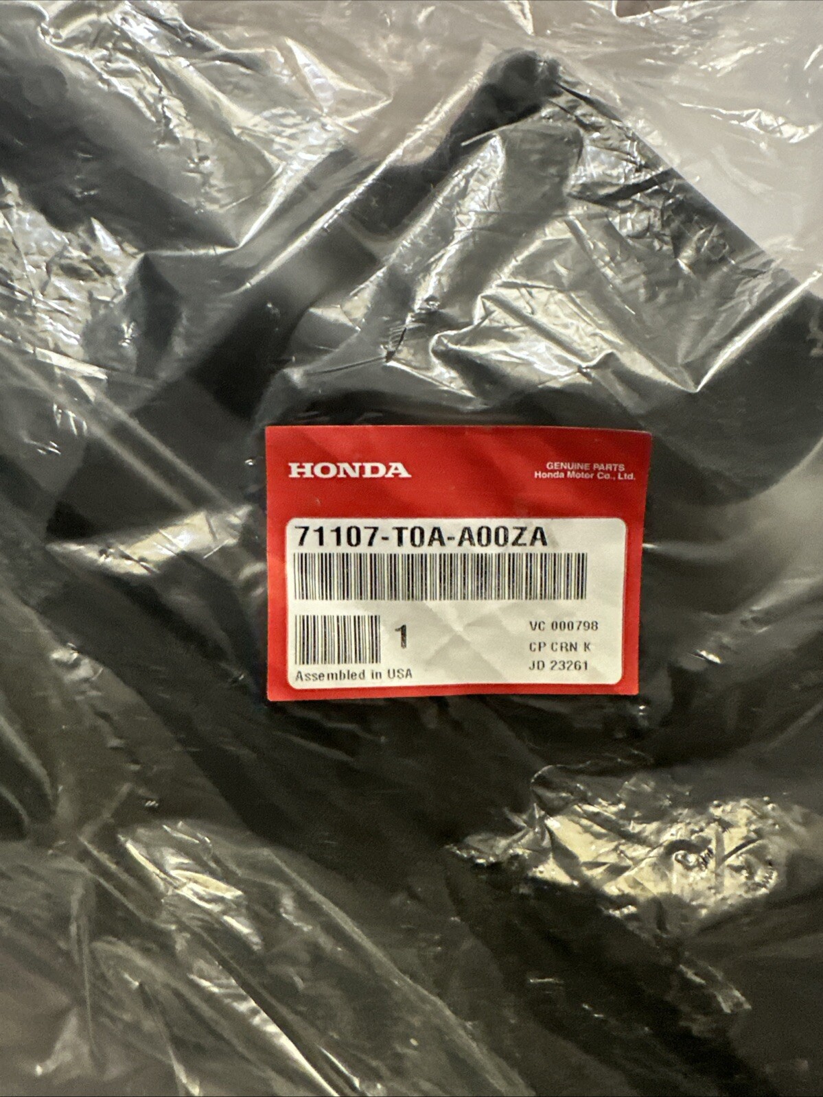 Genuine OEM Honda 71107-T0A-A00ZA Driver LH Side Duct 2012-2014 CR-V - Image 3