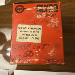 Glyco H 650/4, 111198467 Volkswagen Main Bearing Set Case Cut .50