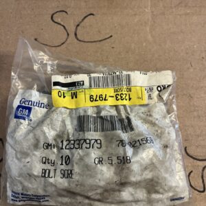 Gm 12337979 Bolt