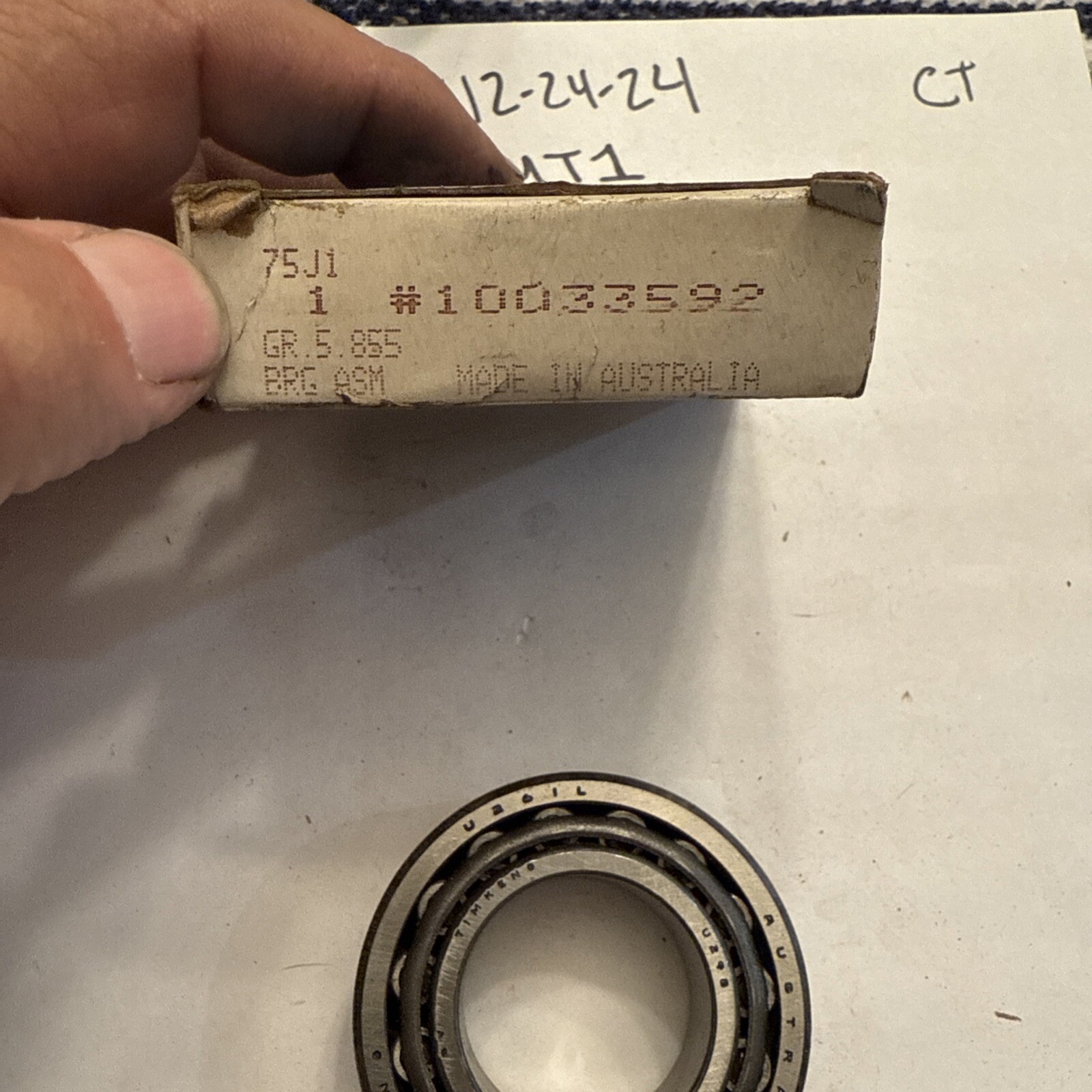 Gm Bearing 10033592 Nos OEM - Image 3