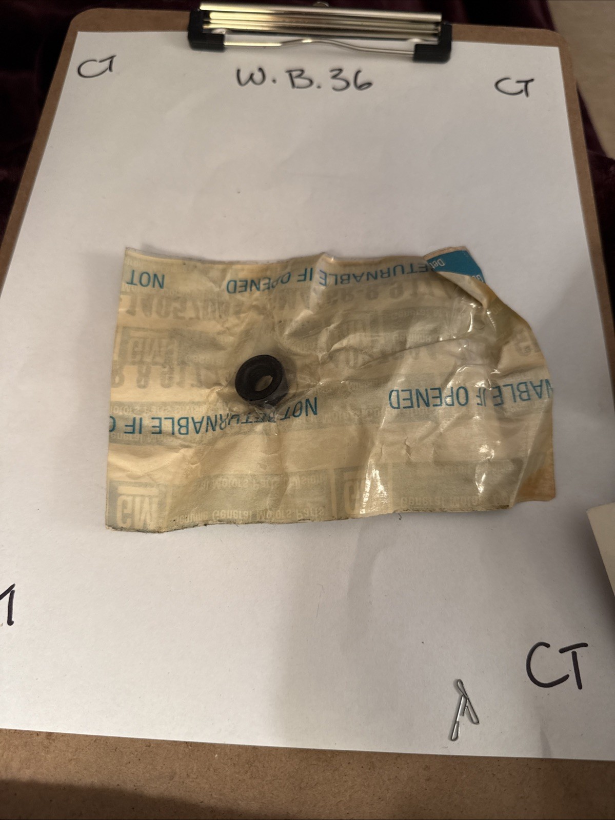 Gm Nut 14057004 NOS OEM. - Image 3