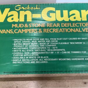 Groboski Van-Guard Rear Deflector VG-698 W White