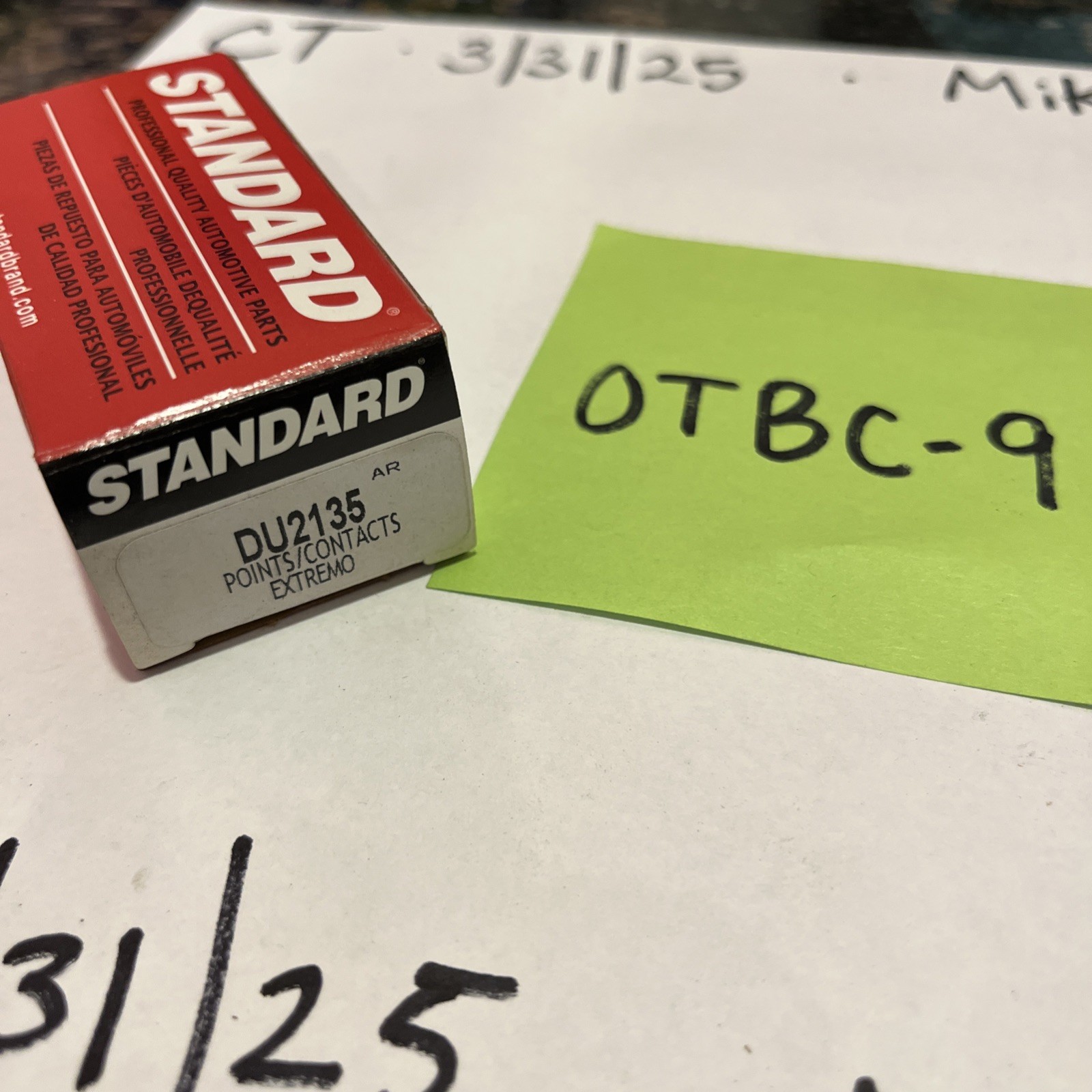 Ignition Contact Set Standard DU-2135 DU2135 - Image 3