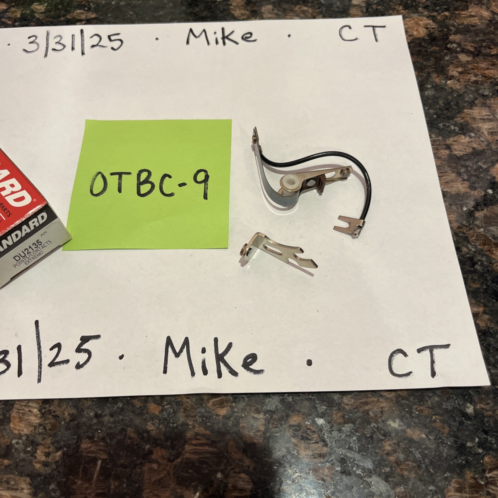 Ignition Contact Set Standard DU-2135 DU2135 - Image 4