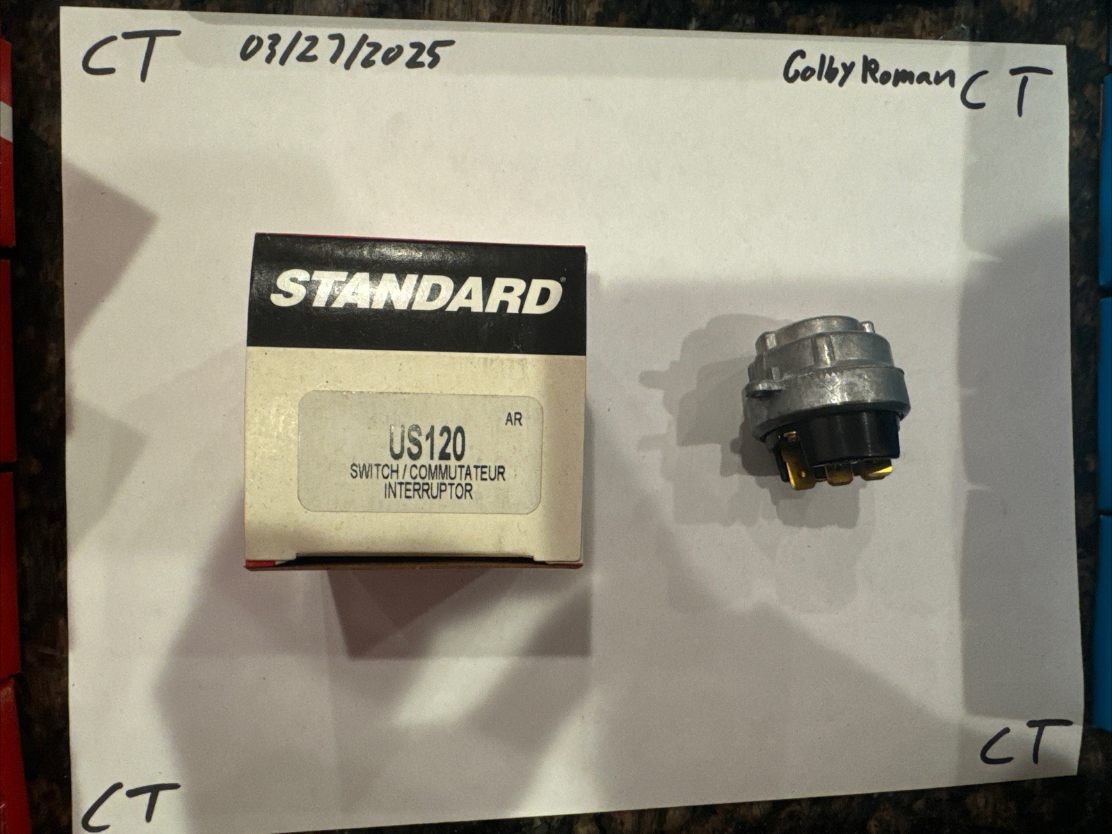Ignition Switch Standard US120