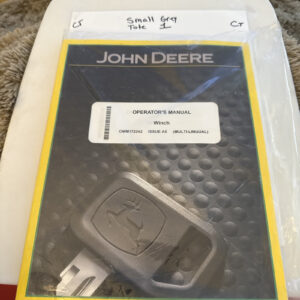 JOHN DEERE OPERATORS MANUAL ~ 3500 + 4500 lb. Winch OMM172242