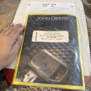 John Deere 2025R, 1025R, 1023E Mid-Mount Mower 54D, 60D Owners Operators Manual