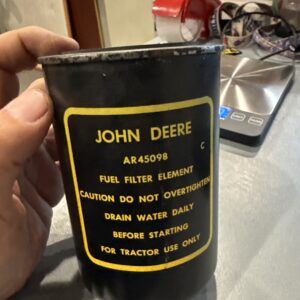 John Deere Original Equipment Fuel Filter - AR45098,1 NOS