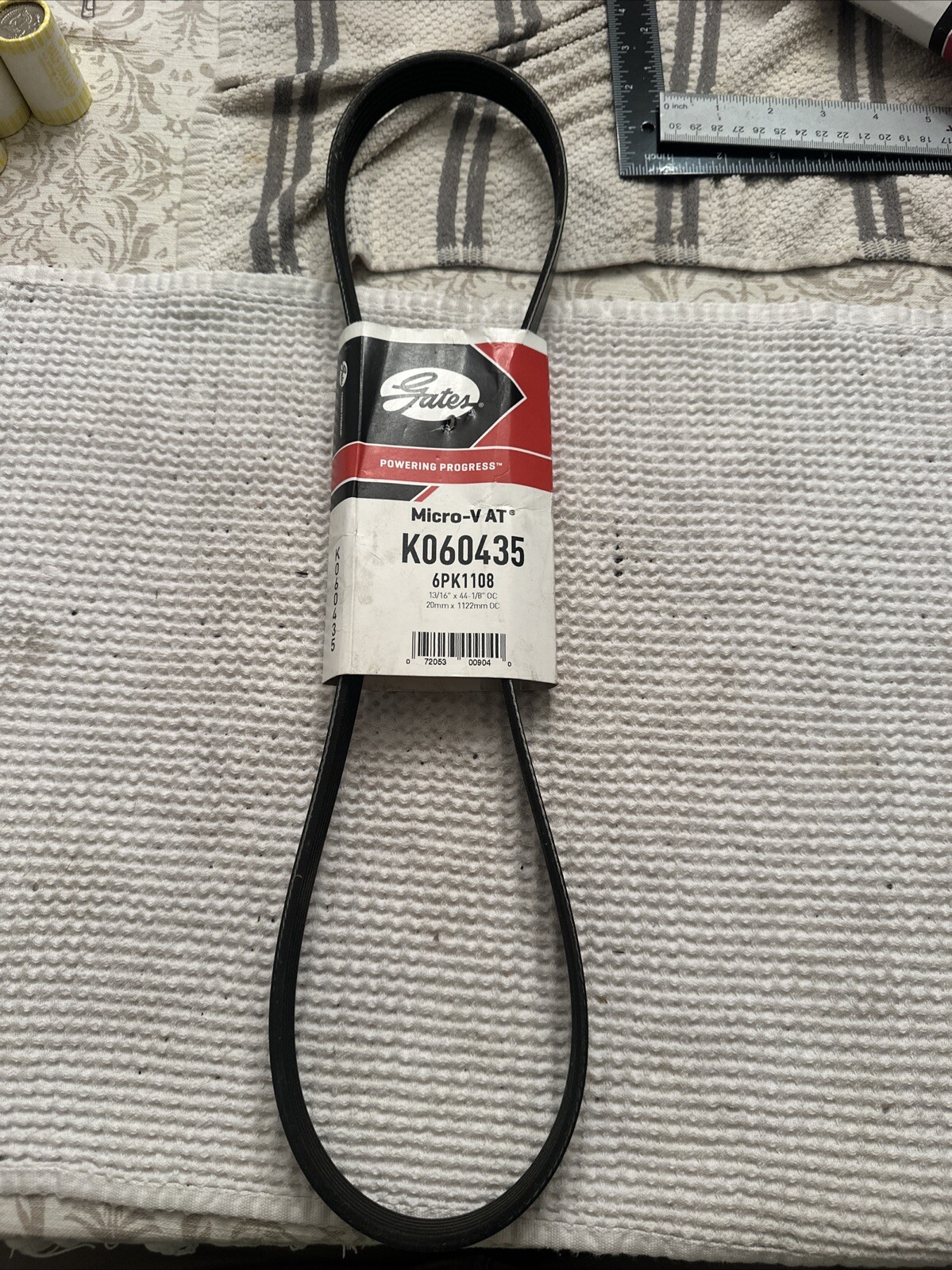 K060435 Gates Serpentine Belt New for Pickup Honda Accord Ford Ranger Mustang CL