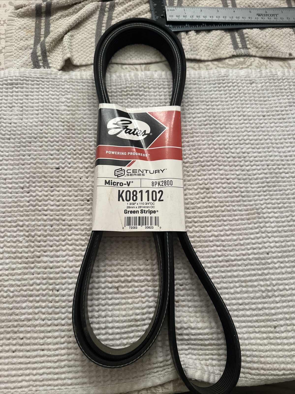 K081102 Gates Serpentine Belt New for Ram Truck F250 F350 F450 F550 Ford 2500