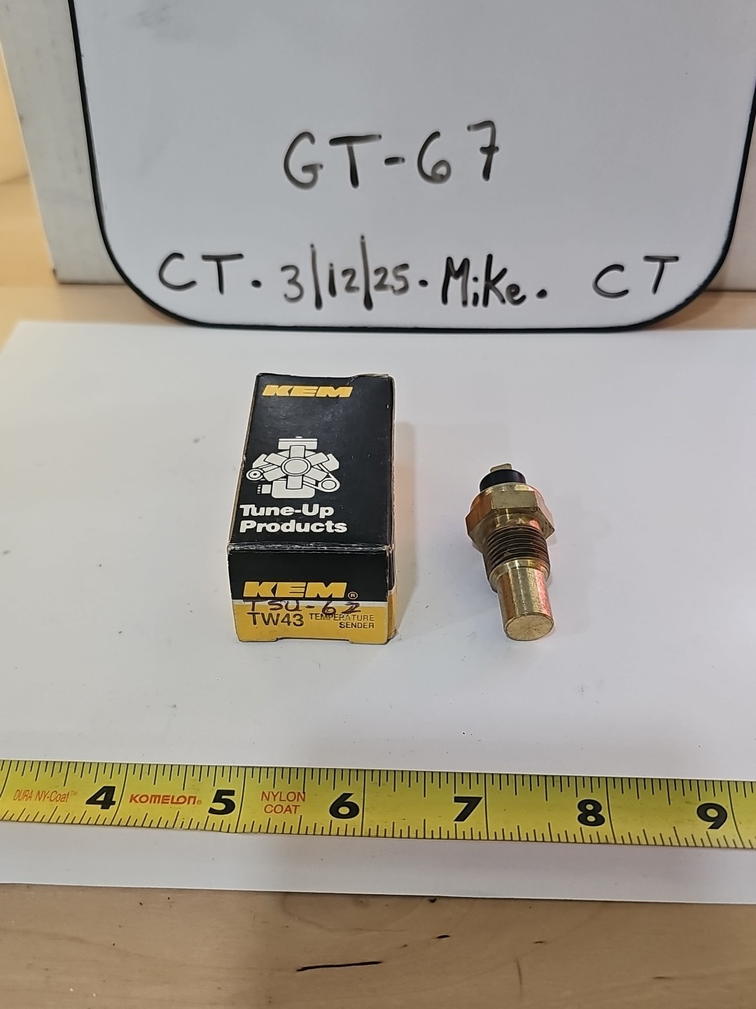 KEM TW43 (TS66) Temperature Sender NOS - Image 3