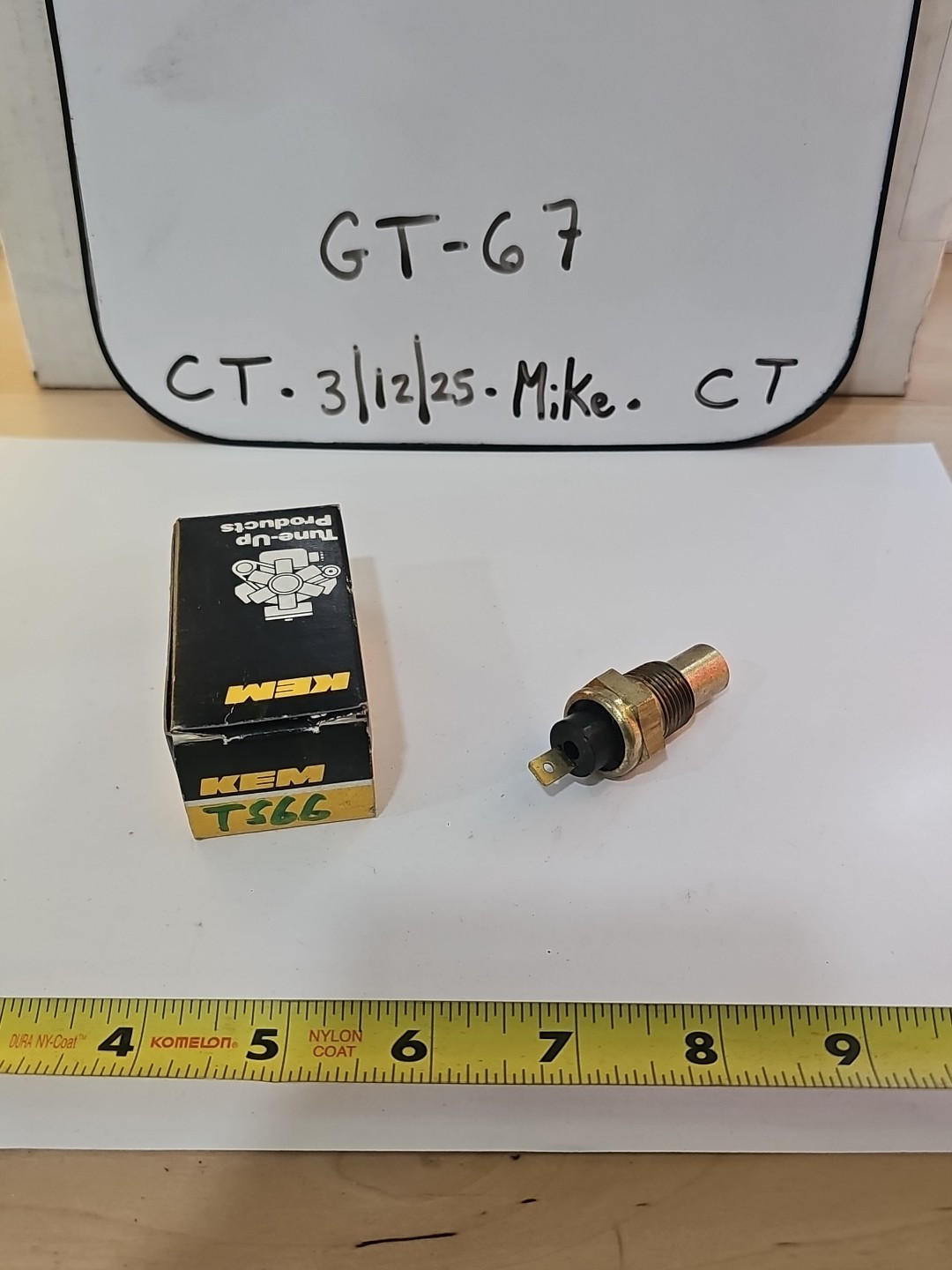 KEM TW43 (TS66) Temperature Sender NOS