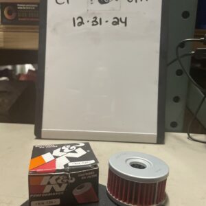 K&N KN-136 Oil Filter Cartridge 2.375" for Suzuki Motorcycles 1982-2019