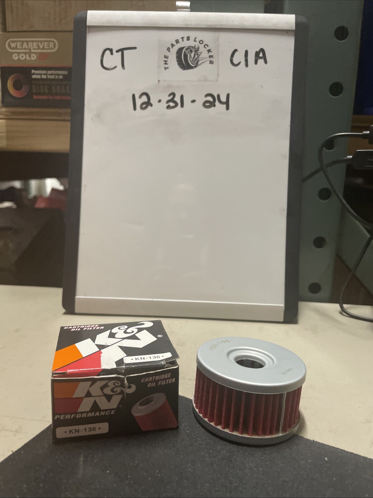 K&N KN-136 Oil Filter Cartridge 2.375" for Suzuki Motorcycles 1982-2019